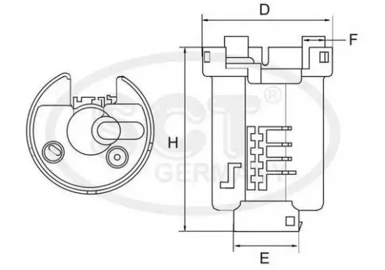 Kraftstofffilter SCT - MANNOL ST 6518 Bild Kraftstofffilter SCT - MANNOL ST 6518
