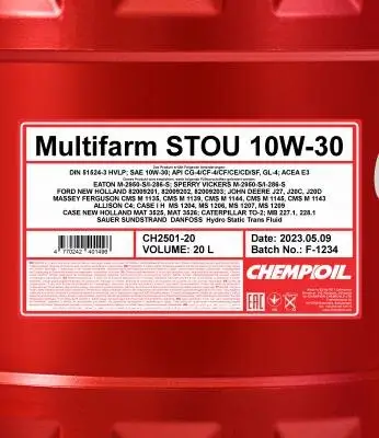 Motoröl 10W-30 20L SCT - MANNOL CH2501-20 Bild Motoröl 10W-30 20L SCT - MANNOL CH2501-20