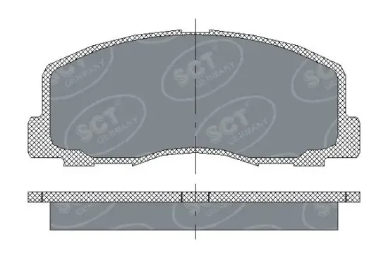 Bremsbelagsatz, Scheibenbremse Vorderachse SCT - MANNOL SP 117 PR Bild Bremsbelagsatz, Scheibenbremse Vorderachse SCT - MANNOL SP 117 PR