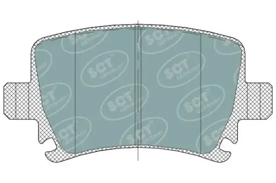 Bremsbelagsatz, Scheibenbremse Hinterachse SCT - MANNOL SP 321 PR Bild Bremsbelagsatz, Scheibenbremse Hinterachse SCT - MANNOL SP 321 PR