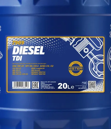 Motoröl 5W-30 20L SCT - MANNOL MN7909-20 Bild Motoröl 5W-30 20L SCT - MANNOL MN7909-20