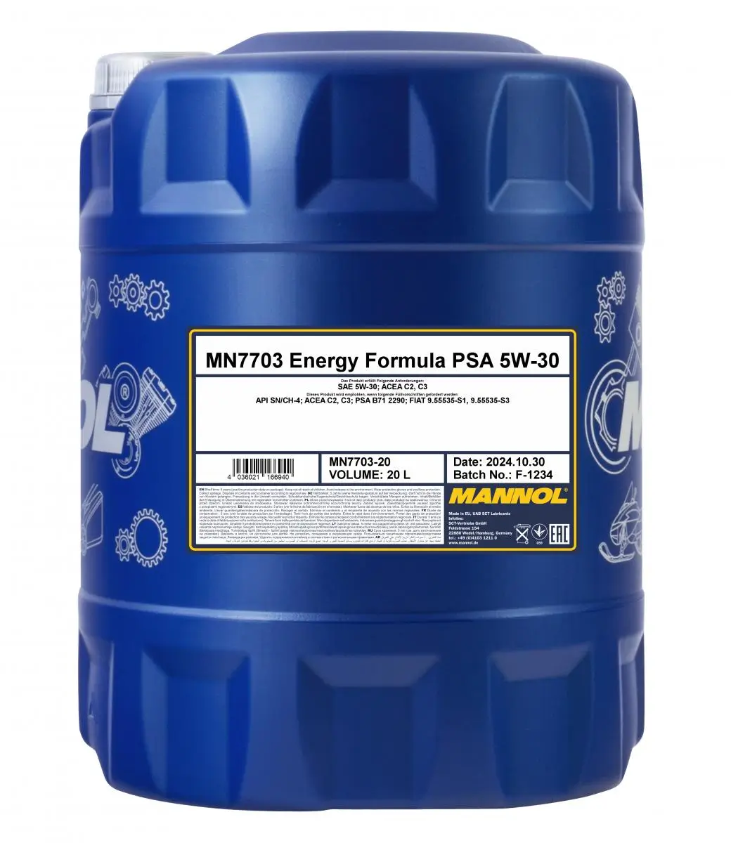 Motoröl 5W-30 208L SCT - MANNOL MN7703-DR