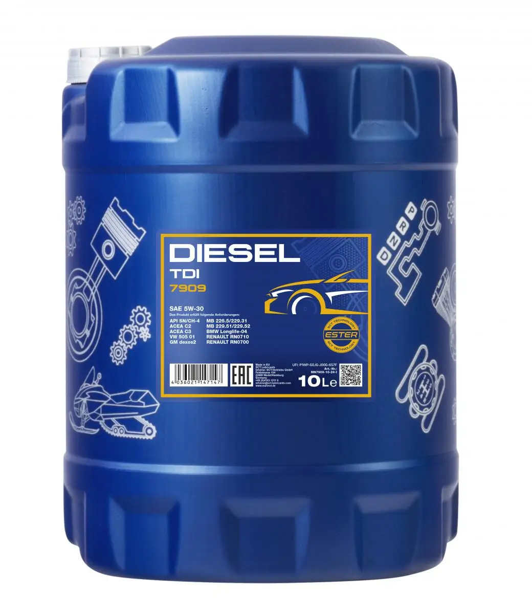 Motoröl 5W-30 10L SCT - MANNOL MN7909-10