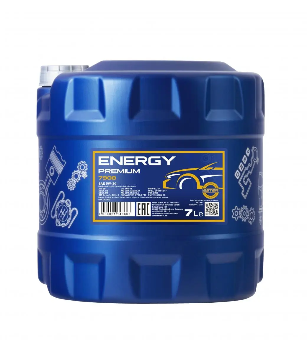 Motoröl 5W-30 7L SCT - MANNOL MN7908-7