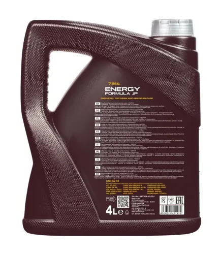 Motoröl 5W-30 4L SCT - MANNOL MN7914-4 Bild Motoröl 5W-30 4L SCT - MANNOL MN7914-4