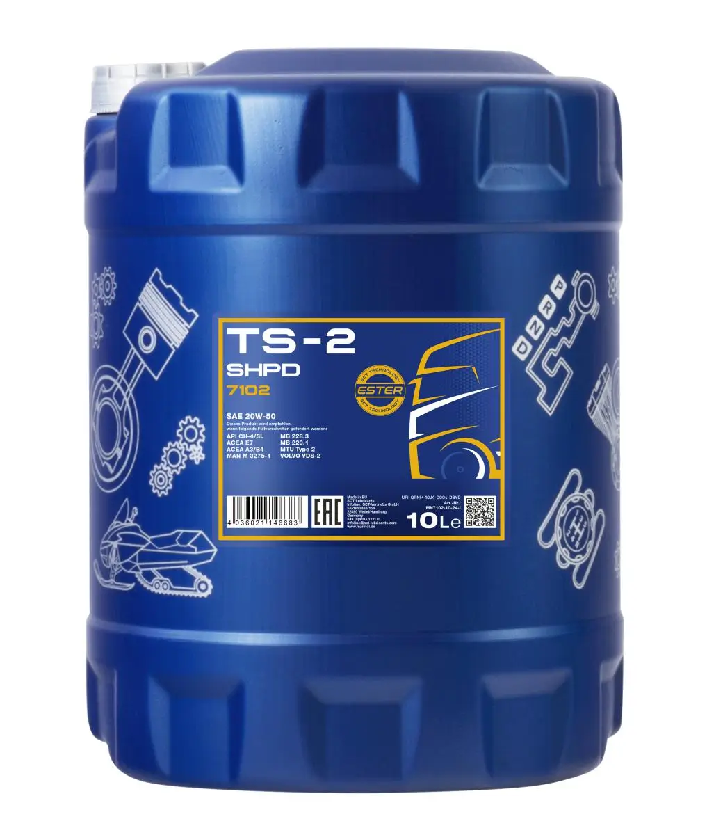 Motoröl 20W-50 10L SCT - MANNOL MN7102-10