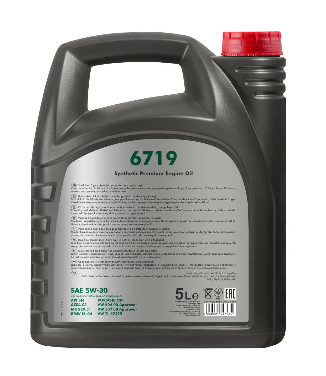 Motoröl 5W-30 5L SCT - MANNOL FF6719-5