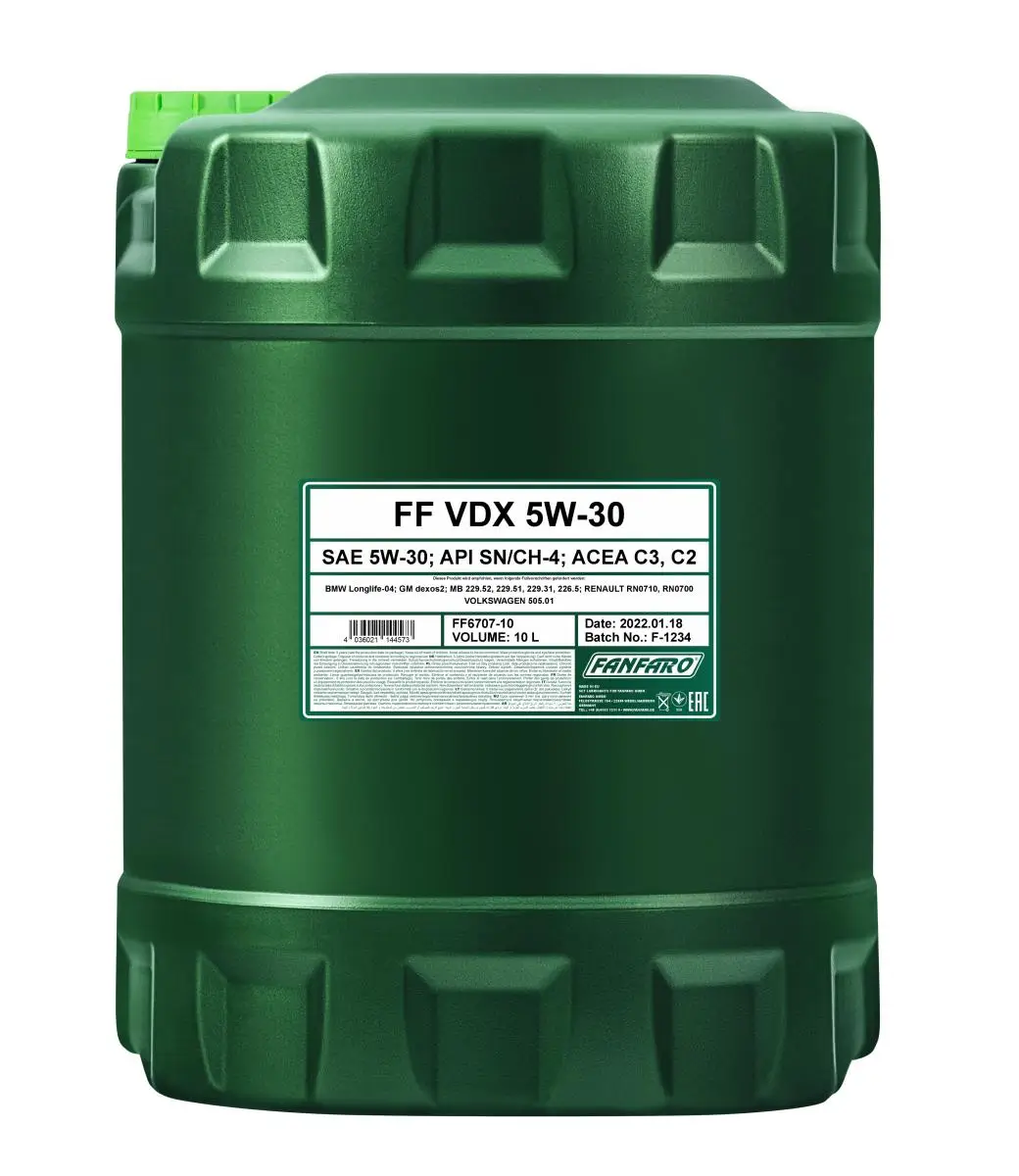 Motoröl 5W-30 10L SCT - MANNOL FF6707-10