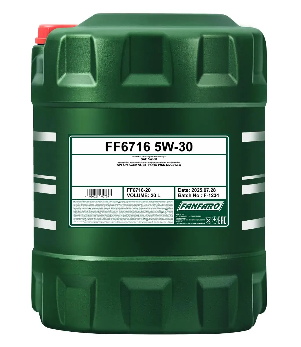 Motoröl 5W-30 20L SCT - MANNOL FF6716-20