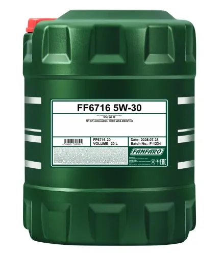 Motoröl 5W-30 20L SCT - MANNOL FF6716-20 Bild Motoröl 5W-30 20L SCT - MANNOL FF6716-20