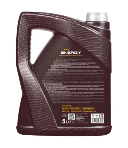 Motoröl 5W-30 5L SCT - MANNOL MN7511-5 Bild Motoröl 5W-30 5L SCT - MANNOL MN7511-5