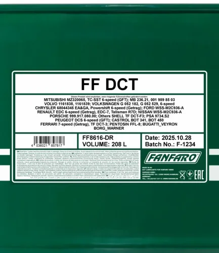 Getriebeöl SCT - MANNOL FF8616-DR Bild Getriebeöl SCT - MANNOL FF8616-DR