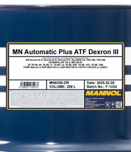 Getriebeöl SCT - MANNOL MN8206-DR Bild Getriebeöl SCT - MANNOL MN8206-DR