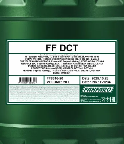 Getriebeöl SCT - MANNOL FF8616-20 Bild Getriebeöl SCT - MANNOL FF8616-20