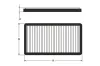 Filter, Innenraumluft SCT - MANNOL SAK 157 Bild Filter, Innenraumluft SCT - MANNOL SAK 157