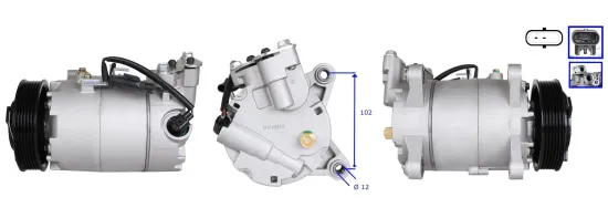 Kompressor, Klimaanlage ELSTOCK 51-1093 Bild Kompressor, Klimaanlage ELSTOCK 51-1093