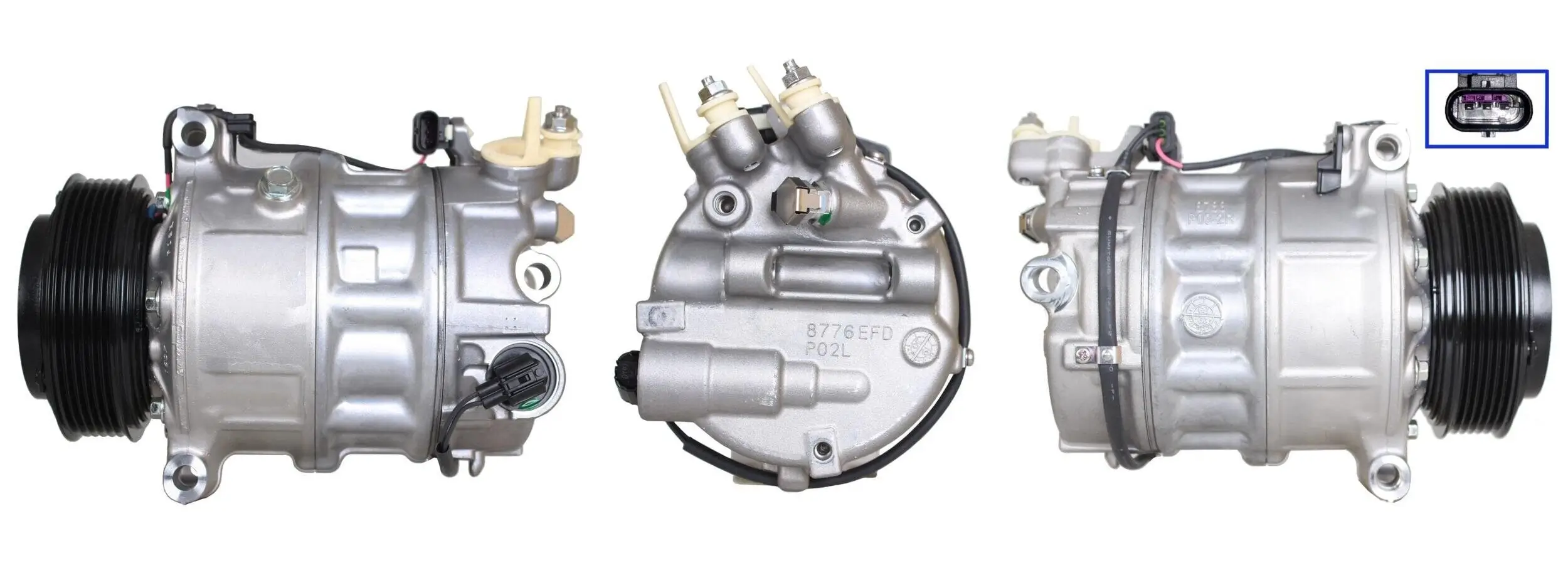 Kompressor, Klimaanlage 12 V ELSTOCK 51-1316