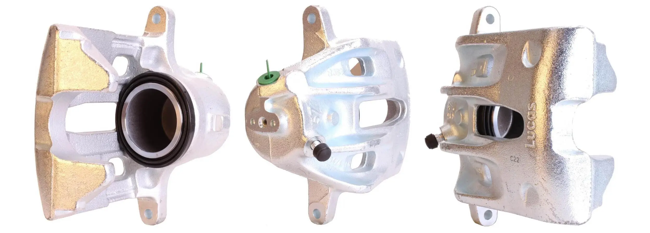 Bremssattel Vorderachse links hinter der Achse ELSTOCK 82-1433