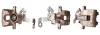 Bremssattel Hinterachse links hinter der Achse ELSTOCK 86-1986