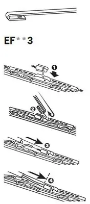 Wischblatt TRICO EF653 Bild Wischblatt TRICO EF653