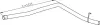 Abgasrohr hinten DINEX 28609