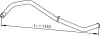 Abgasrohr hinten DINEX 28666