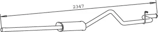 Endschalldämpfer DINEX 32318