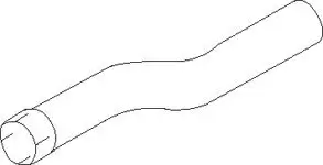 Abgasrohr Mitte DINEX 47548