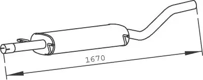 Endschalldämpfer DINEX 56336 Bild Endschalldämpfer DINEX 56336