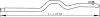 Abgasrohr hinten DINEX 74615