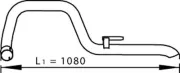 Abgasrohr hinten DINEX 74619
