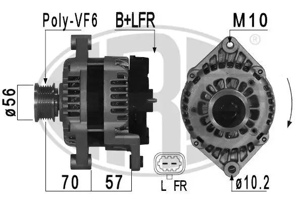 Generator 14 V ERA 209017A