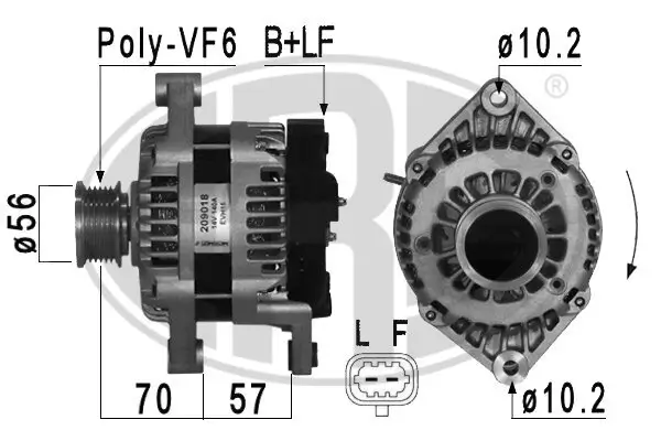 Generator 14 V ERA 209018A