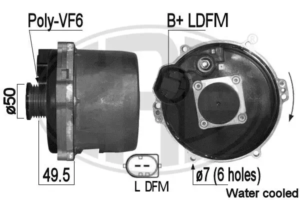 Generator 14 V ERA 209048A