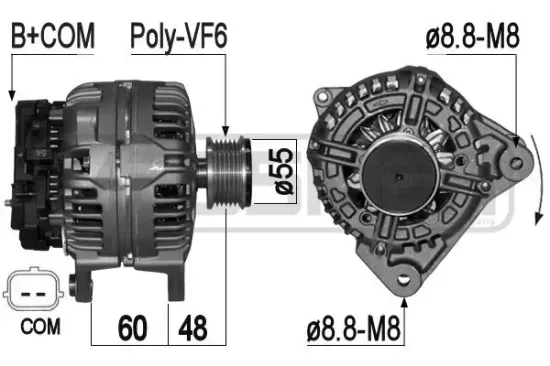Generator 14 V ERA 209071 Bild Generator 14 V ERA 209071