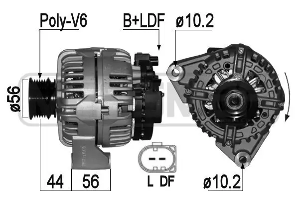 Generator 14 V ERA 209103A