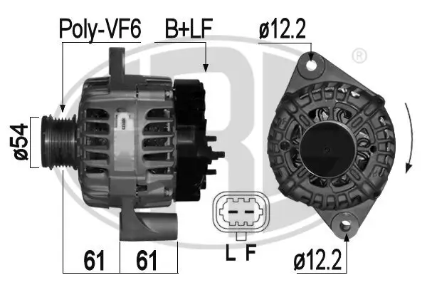 Generator 14 V ERA 209123A