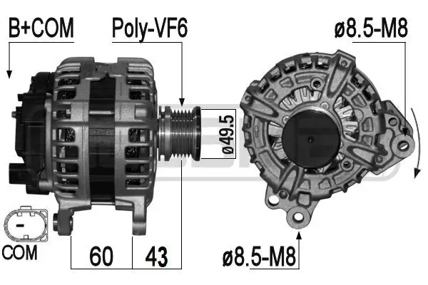 Generator 14 V ERA 209252