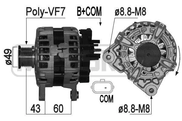 Generator 14 V ERA 209292A