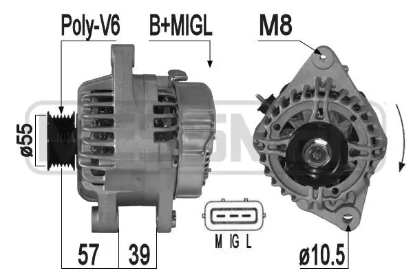 Generator 14 V ERA 209304A