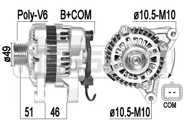 Generator 14 V ERA 209386A