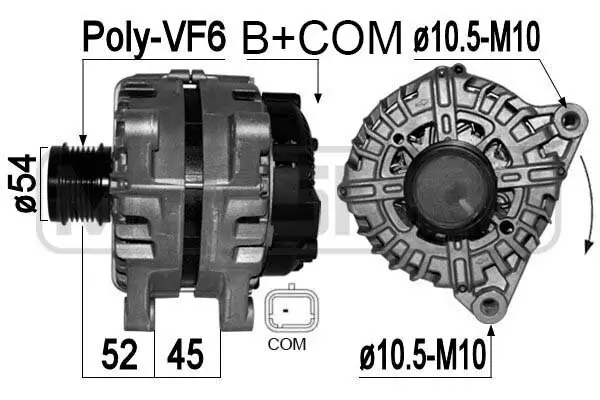 Generator 14 V ERA 209433