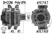Generator 14 V ERA 209465A