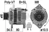 Generator 14 V ERA 209473A Bild Generator 14 V ERA 209473A