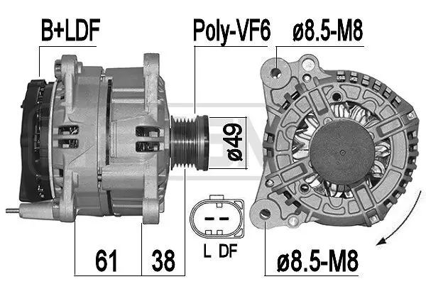 Generator 14 V ERA 209499A