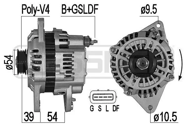 Generator 14 V ERA 209514A
