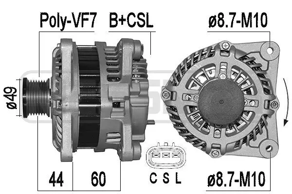 Generator 14 V ERA 209515A