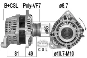 Generator 14 V ERA 209519A