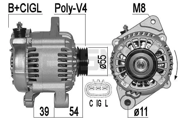 Generator 14 V ERA 209527A