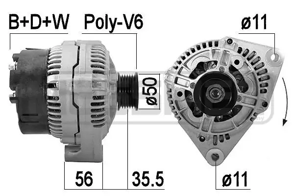 Generator 14 V ERA 209551A